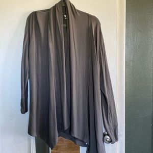 Athleta Pranayama Cardigan in Hermatite Grey